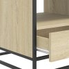 Konferenční stolek dub sonoma 100 x 50 x 45 cm kompozit a kov 848785