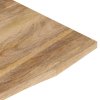 Stolní deska s výřezem 90 x 60 x 2,5 cm masivní hrubý mangovník 370200