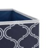 Skládací úložné boxy 10 ks modré 32x32x32 cm netkaná textilie 4018980