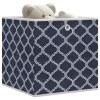Skládací úložné boxy 10 ks modré 32x32x32 cm netkaná textilie 4018980