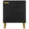 Noční stolky 2 ks černé 40x33x46 cm masivní mangovníkové dřevo 4017645