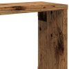Nástěnné obdélníkové police 4 ks old wood 100x15x30 cm kompozit 856583