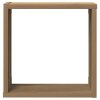 Nástěnné police kostky 6 ks dub artisan 30x15x30 cm kompozit 856581