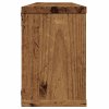 Nástěnné obdélníkové police 6 ks old wood 60x15x23 cm kompozit 856588