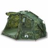 Rybářský stan pro 5 osob maskáčový nepromokavý 4009391