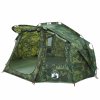 Rybářský stan pro 5 osob maskáčový nepromokavý 4009391