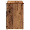 Lavice s botníkem old wood 80 x 30 x 45 cm kompozitní dřevo 856756