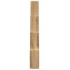 Nástěnná police kostky dub artisan 90 x 15 x 119,5 cm kompozit 856597
