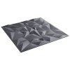 Nástěnné panely 24 ks šedé 50 x 50 cm XPS 6 m² ametyst 4100052