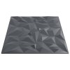 Nástěnné panely 24 ks šedé 50 x 50 cm XPS 6 m² ametyst 4100052