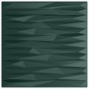 Nástěnné panely 24 ks zelené 50 x 50 cm XPS 6 m² kámen 4100084