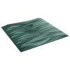 Nástěnné panely 24 ks zelené 50 x 50 cm XPS 6 m² kámen 4100084