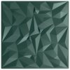 Nástěnné panely 48 ks zelené 50 x 50 cm XPS 12 m² ametyst 4100059