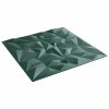 Nástěnné panely 48 ks zelené 50 x 50 cm XPS 12 m² ametyst 4100059