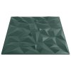 Nástěnné panely 48 ks zelené 50 x 50 cm XPS 12 m² ametyst 4100059