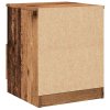 Noční stolky 2 ks old wood 40 x 40 x 50 cm kompozitní dřevo 856499
