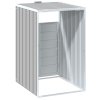 Box na 1 popelnici šedý 72 x 81 x 115 cm ocel 4006172