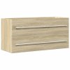 Skříňka pod umyvadlo dub sonoma 100 x 38,5 x 48 cm dřevotříska 856232
