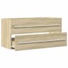 Skříňka pod umyvadlo dub sonoma 100 x 38,5 x 48 cm dřevotříska 856232