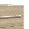 Skříňka pod umyvadlo dub sonoma 100 x 38,5 x 48 cm dřevotříska 856232