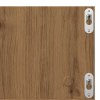 Nástěnná police na CD dub artisan 75x18x18 cm kompozitní dřevo 855949