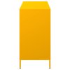 Příborník žlutý 101,5 x 39 x 73,5 cm ocel válcovaná za studena 851367