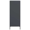 Skříň antracitová 39 x 35 x 103,5 cm ocel 851402