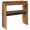 Konzolový stolek old wood 80 x 30 x 80 cm kompozitní dřevo 856624