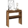 Konzolový stolek old wood 80 x 30 x 80 cm kompozitní dřevo 856624