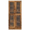 Skříň old wood 82,5 x 30,5 x 185 cm kompozitní dřevo 3318720