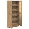 Skříň dub artisan 82,5 x 30,5 x 185 cm kompozitní dřevo 3318717
