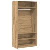 Šatní skříň dub artisan 100 x 50 x 200 cm kompozitní dřevo 3318625