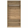 Šatní skříň dub artisan 100 x 50 x 200 cm kompozitní dřevo 3318625