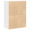 vida Skříňky s 2 zásuvkami 2 ks bílá 60x31x40 cm kompozitní dřevo 858822
