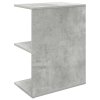 Noční stolek betonově šedý 46,5x29x61 cm kompozitní dřevo 858656