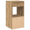 Noční stolky se zásuvkou 2 ks dub artisan 35x34x66,5 cm 858730