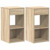 Noční stolky se zásuvkou 2 ks dub sonoma 35x34x66,5 cm 858718