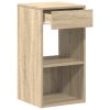 Noční stolky se zásuvkou 2 ks dub sonoma 35x34x66,5 cm 858718