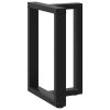 Nohy k jídelnímu stolu ve tvaru T, 2 ks, černé, 50 x 35 x (72-73) cm, ocel 4013048