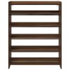 Botník hnědý dub 80x25x100 cm kompozitní dřevo 859902