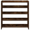 Botník kouřový dub 80x25x81 cm kompozitní dřevo 859909