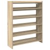 Botník dub sonoma 80x25x100 cm kompozitní dřevo 859898