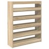 Botník dub sonoma 80x25x100 cm kompozitní dřevo 859898