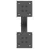 Nohy konferenčního stolku ve tvaru X, 2 ks, antracitové, 30 x (30-31) cm, ocel 4012870