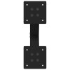 Nohy konferenčního stolku ve tvaru X, 2 ks, černé, 40 x (30-31) cm, ocel 4012872