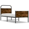 Rám postele bez matrace 75x190 cm dub sonoma kompozitní dřevo 4100382