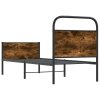 Rám postele bez matrace 75x190 cm dub sonoma kompozitní dřevo 4100382