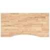 Stolní deska neošetřené 100x50x2,5 cm dub obdélníkový 4009008