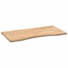 Stolní deska neošetřené 100x50x2,5 cm dub obdélníkový 4009008
