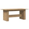 Jídelní stůl dub artisan 180x90x76 cm kompozitní dřevo 855845
